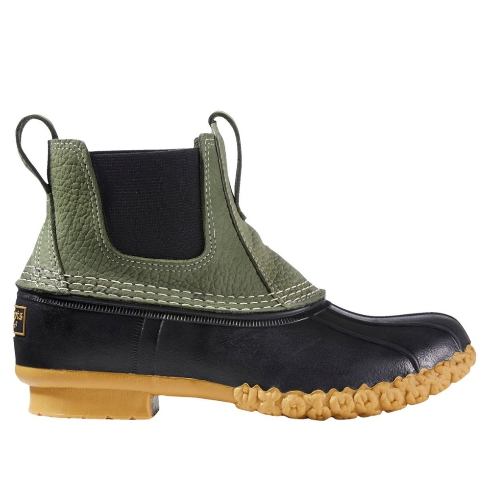 LL Bean 6.5 " Green Chelsea bean boots / duck boots